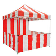  Carnival Striped Canopy Tent Size 10 Feet x 10 Feet x 11 Feet High