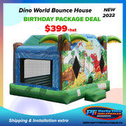 SAVE $148 Dino World Bounce House Birthday Package