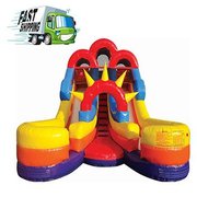 JR Splash Dual Lane Waterslide " Super fun in the hot sun" Great for ages 3 to 12 years old. Residential InstalaltionOnly.