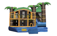 NEW 2022 Tropical Bounce House Multi Activity. Add a Themed Art Panel