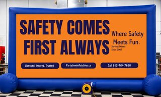 Inflatable Billboard Display with Custom Advertising Panel