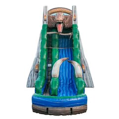 Public Events can only use as a Dry Slide. Residential customer can install as a Waterslide or Dry Slide. 