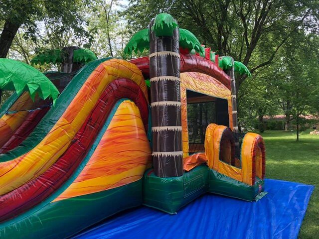 Greenville bounce house with slide rental