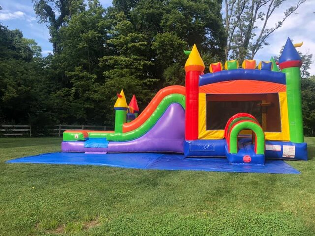 bounce house with slide rental in Greenville