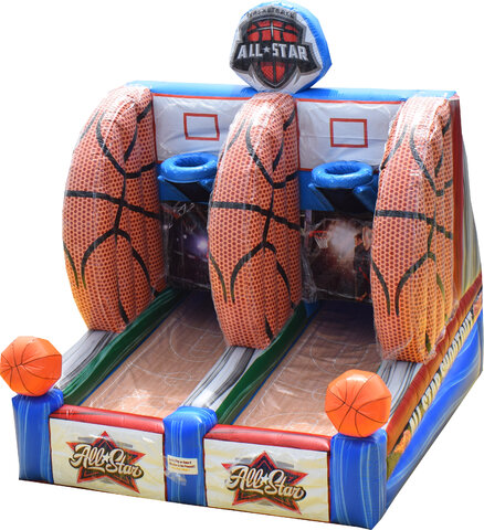 Mega Dual Lane Basketball Challenge