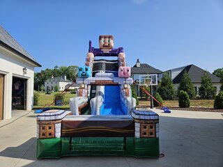 Wet or Dry 18' Pixelated Water Slide