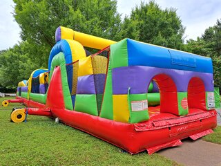 60' Rainbow Rush Obstacle Course - AB
