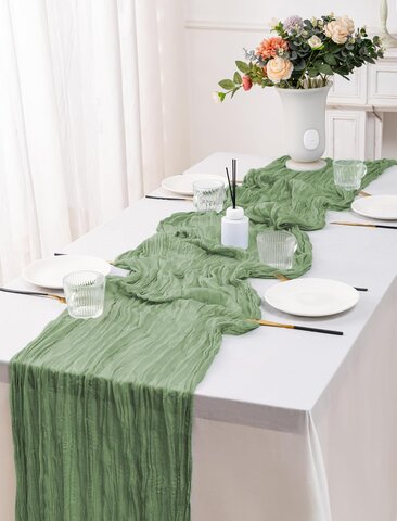 Cheesecloth Table Runners