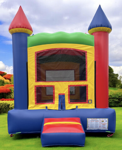 Color Burst 11 x 11 Bounce House