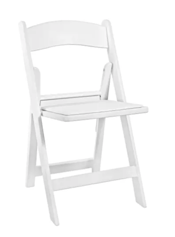 Kids Premium Resin Padded Chairs (White)