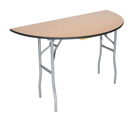 Half-Round Wood Table (60
