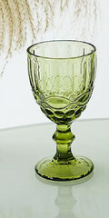 Green Goblet Vintage Wine Glass