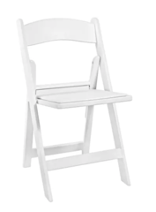 Kids Premium Resin Padded Chairs (White)