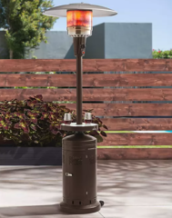 Patio Heater With LED light (Bronze)