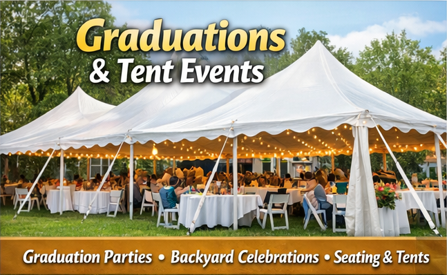 Graduation & Tent Events Graduation & Tent Events