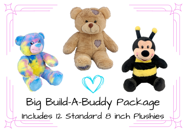 Big Build-A-Buddy Package (12 - 8 inch Stuffies)