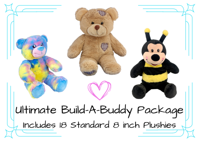 Ultimate Build-A-Buddy Package (18 - 8 inch Stuffies)