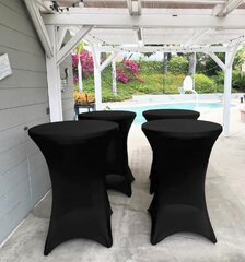 Cocktail Table Cover - Black