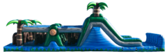 47 ft Blue Crush Obstacle CourseWet or Dry