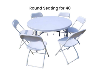 Round Seating for 36