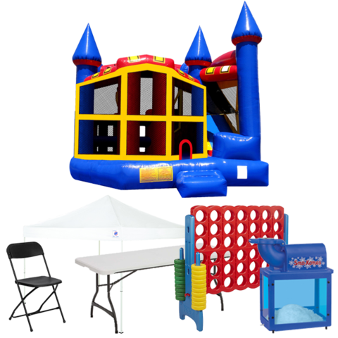 5n1 Combo Bouncer Backyard Premium Party Package