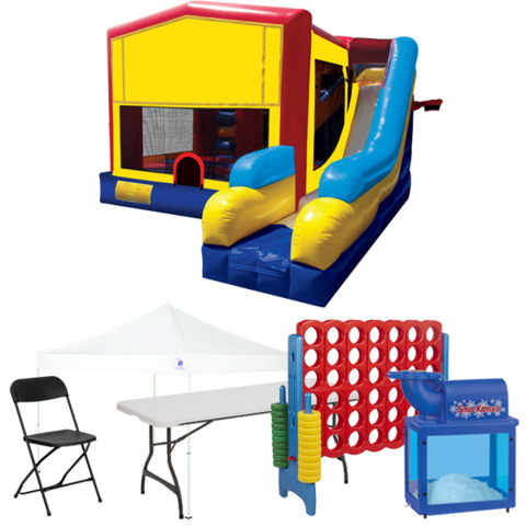 7n1 Combo Bouncer Backyard Premium Party Package