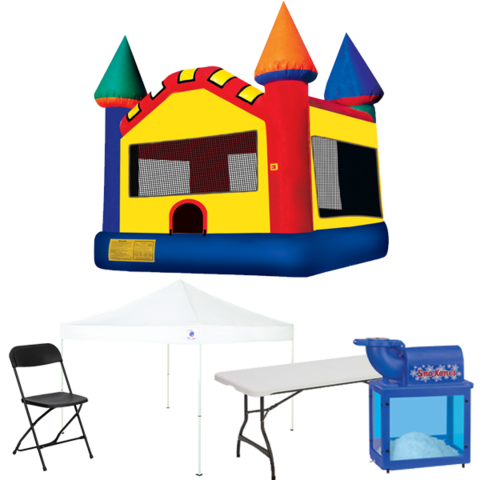 Bounce House Backyard Ultimate Party Package