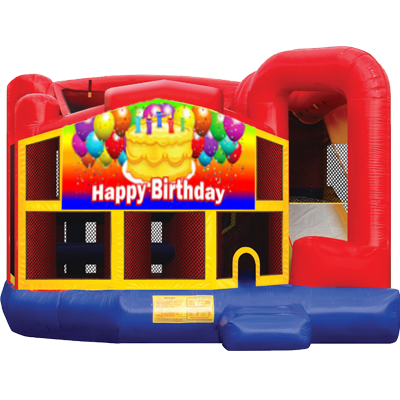 Happy Birthday Modular 5n1 Combo Bounce House