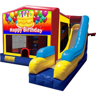 Happy Birthday Modular 7n1 Combo Bounce House