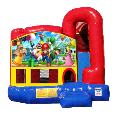 Mario Modular Backyard 4n1 Combo Bounce House