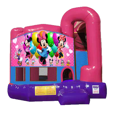 Minnie Mouse Dream Backyard 4n1 Combo Bounce House