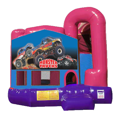 Monster Truck Dream Backyard 4n1 Combo Bounce House