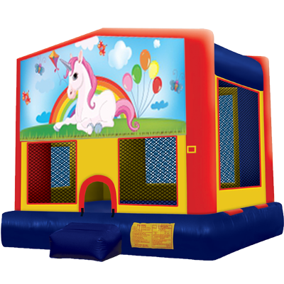 Unicorn Party Modular Bounce House