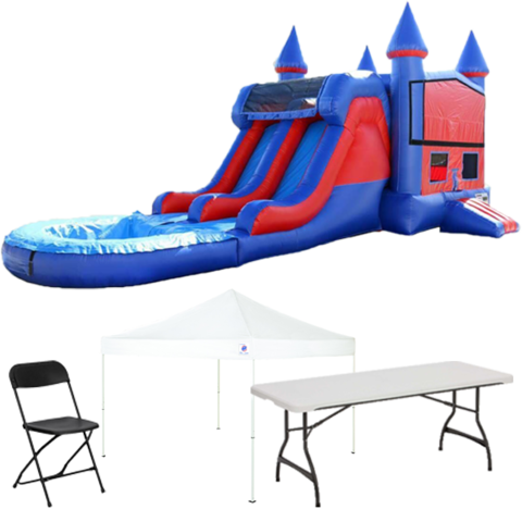 Wet/Dry Combo Bouncer Backyard Party Package