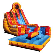20ft Fire n Ice Dual Lane Water Slide