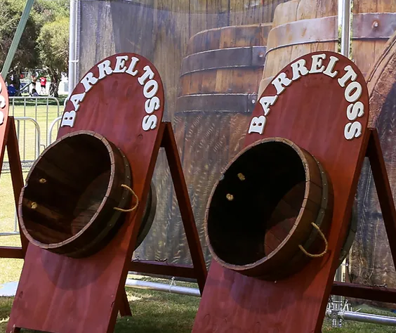 Barrel Toss - 4 Barrels