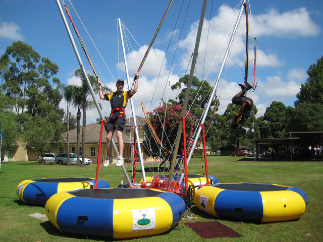 Extreme 4 Person Bungee Trampoline