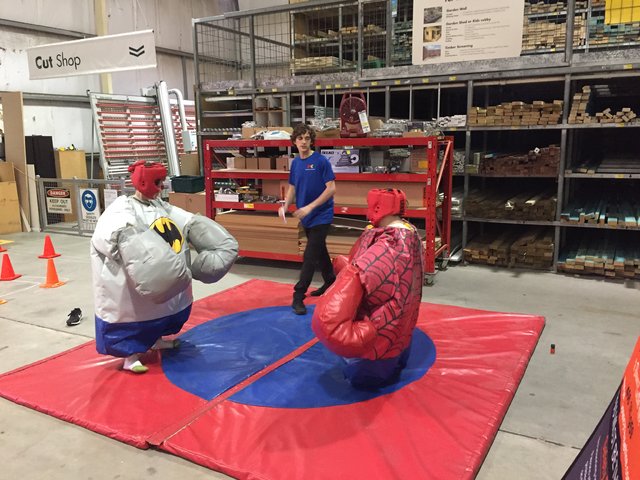 Super Hero Sumo Suits