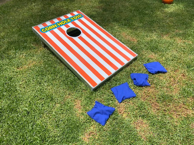 Wooden Cornhole Toss