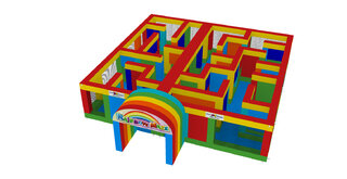 Giant Rainbow Maze