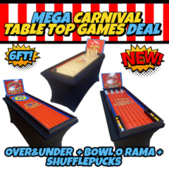 Carnival Table Top 3 Games Package