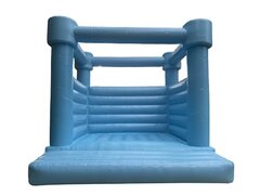 Turquoise Blue Inflatable Castle