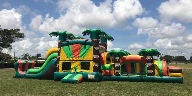 53' Tropical Combo Obstacle Course - Dry