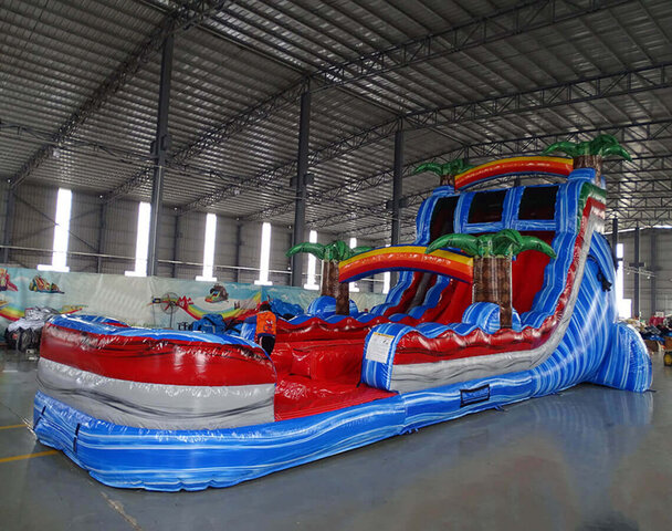 25' Tall - Maui Splash Water Slide dual lane