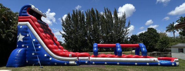 30' Tall Dual Lane All American Waterslide