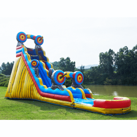 25' Tall - Bullseye Water Slide single lane