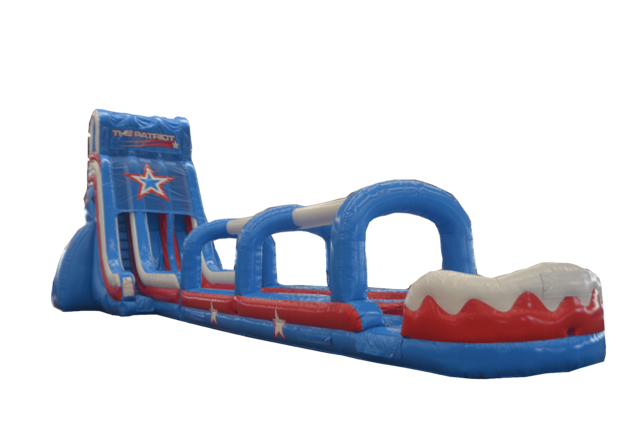 30' Tall - Captain America Water Slide dual lane