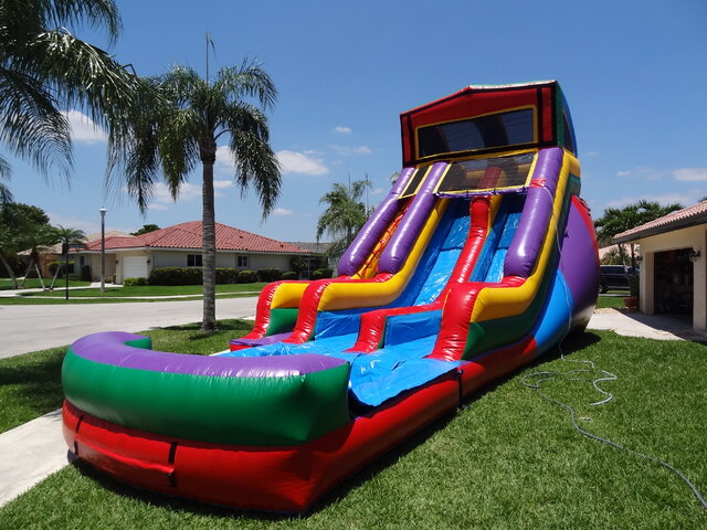 20' Tall - Custom Themed Water Slide dual lane