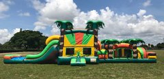 58' Tropical Combo Obstacle Course - Wet