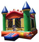 Multi Color Castle Bounce House